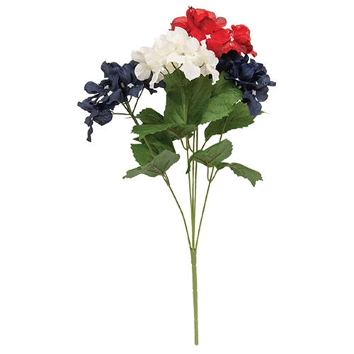 Americana Hydrangea Bush 18.75"L