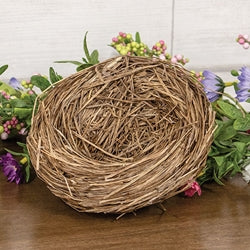 Natural Straw Bird Nest - 5"