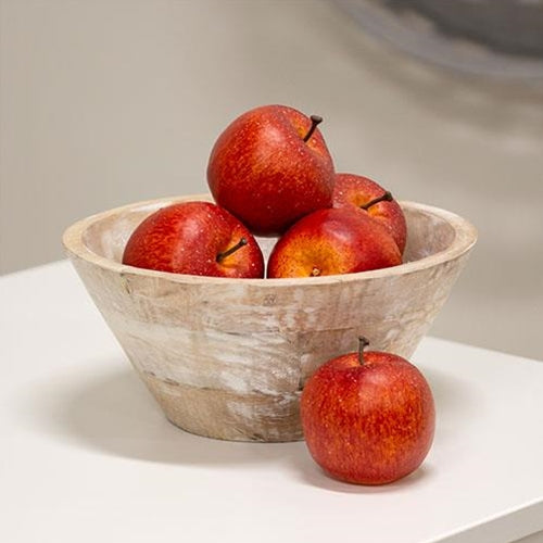5/Set Red Apple Bowl Fillers