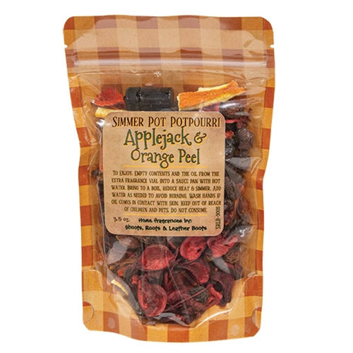 Applejack & Orange Peel Simmer Pot Potpourri - 3.5oz.