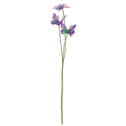 Opalescent Butterfly Trio Spray - 24" - 4 Asstd.