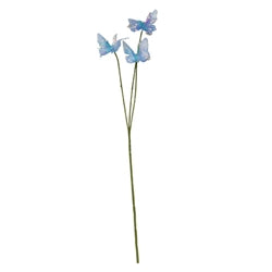 Opalescent Butterfly Trio Spray - 24" - 4 Asstd.