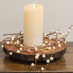 Rustic Cream Berries String Garland - 6 Ft.