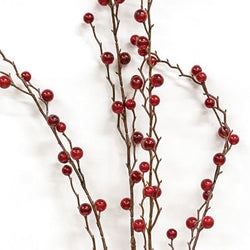 Burgundy Berries Spray - 39"