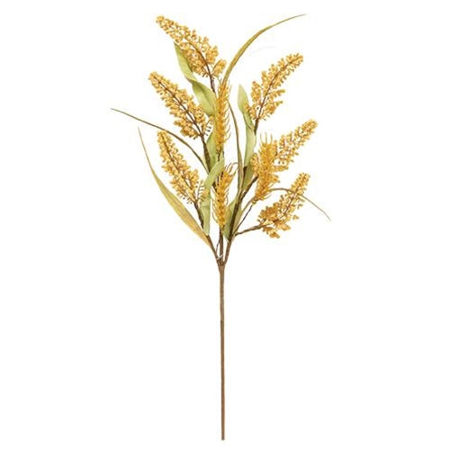 Mustard Heather Spray 20"