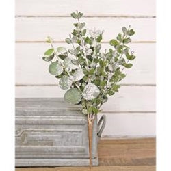 Snowy Eucalyptus Bush 16"