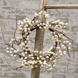 White Snowberry & Twig Wreath