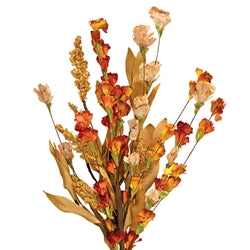 Fall Wildflowers and Heather Bush - 18"