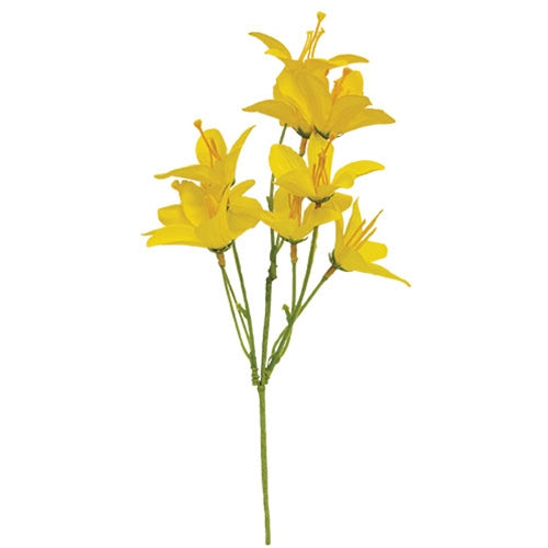Yellow Tahitian Gardenia Pick 11"