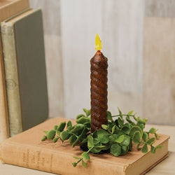 Soft Touch Evergreen Eucalyptus Candle Ring - 1.5"