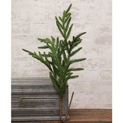 Soft Touch Evergreen Norfolk Pine Spray - 25"