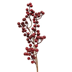 Burgundy Mountain Berry Spray - 19"