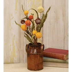 Fall Mix Thistle Berries & Leaves Spray - 20"