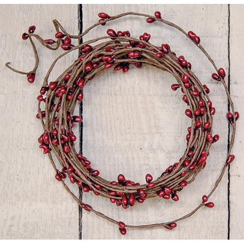 Red Pip String Garland 18 ft.