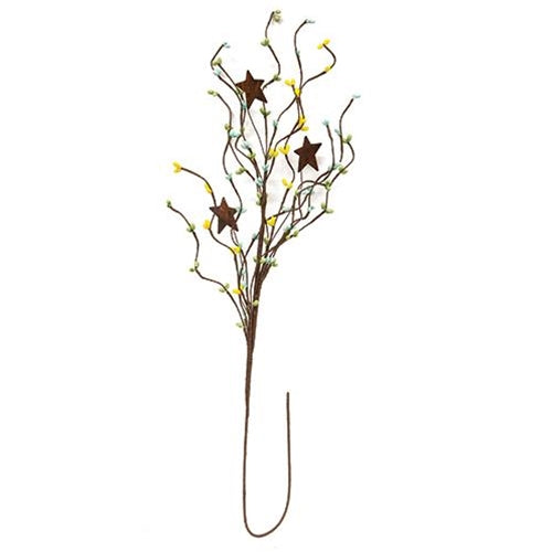 Spring Mix Pip & Star Spray 24"