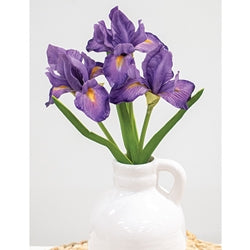 Purple Iris Bouquet - 14.5"