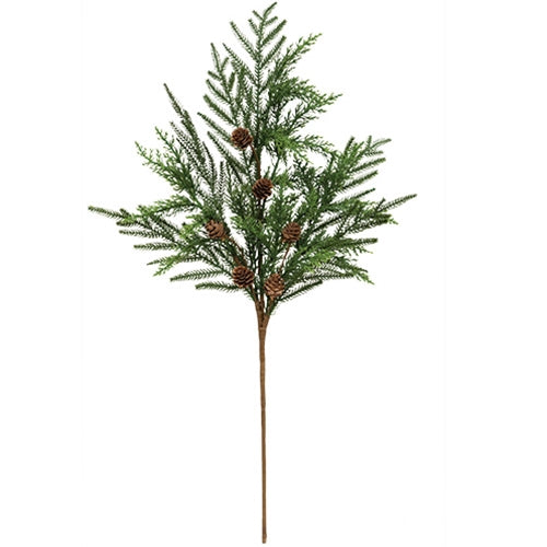 Soft Touch Needle Pine & Cones Spray - 31"