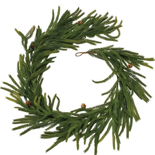 Soft Touch Short Needle Pine Garland - 5 Ft.
