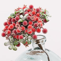Icy Berry Cluster Pick 13"