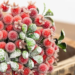 Icy Berry Cluster Pick 13"