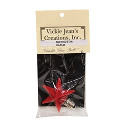 Red Star Bulb - 1.5"