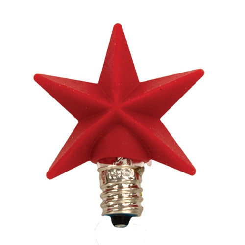 Red Star Bulb - 1.5"