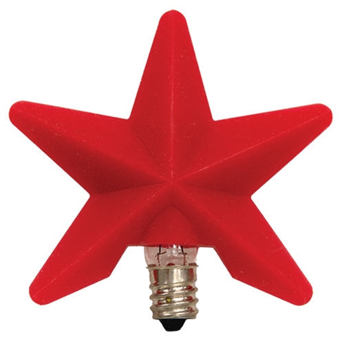 Red Star Bulb - 3"