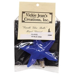 Royal Blue Star Bulb - 3"