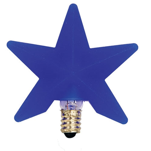 Royal Blue Star Bulb - 3"