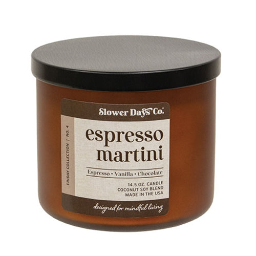 Slower Days Jar Espresso Martini Candle - 14.5oz.