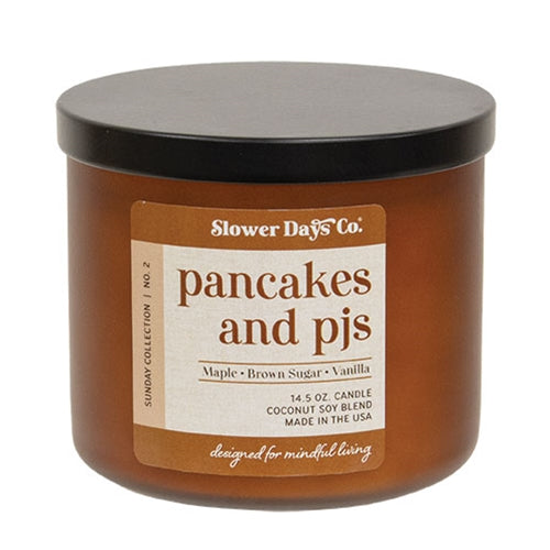 Slower Days Pancakes & PJs Jar Candle - 14.5oz.