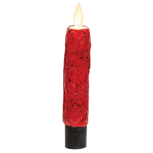 Silicone Dipped Ruby Red Flame Motion Taper