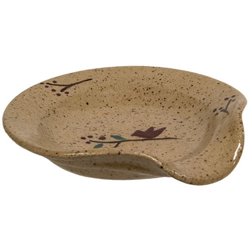 Cardinal on Branch Ceramic Spoon Rest