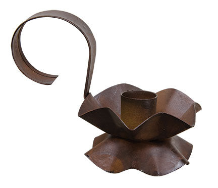 Flower Taper Holder Rusty