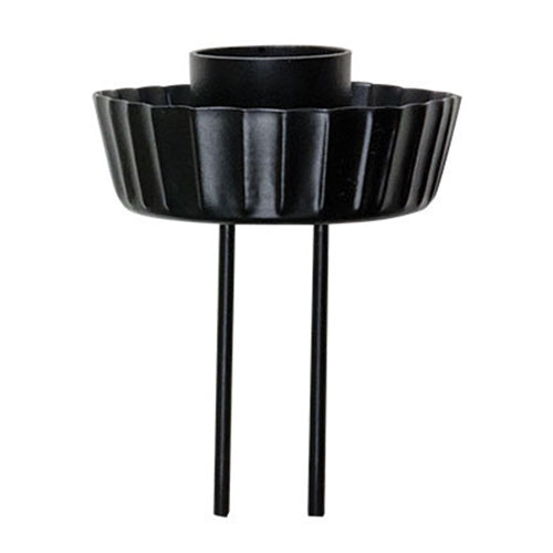 Black Fluted Taper Pick