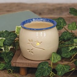 Stoneware Bird and Branch Luminary