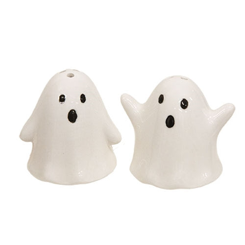 2/Set - Ceramic Ghost Salt & Pepper Shakers