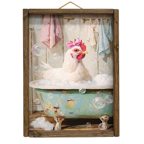 Tubby Hen Framed Print - 12x16