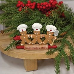 Resin Gingerbread Cookie Baking Crew Figure