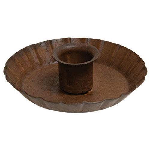 Fluted Taper Holder Rusty
