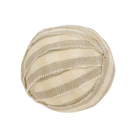 12/Set Natural Striped Rag Balls
