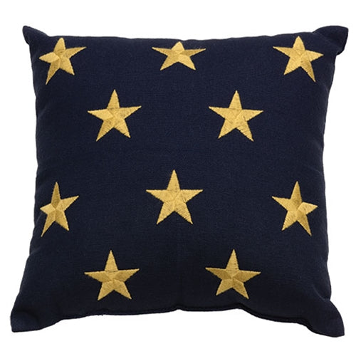 Flag Stars Pillow - 10" Sq.