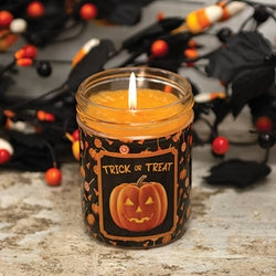 Trick Or Treat Vanilla Pumpkin Jar Candle - 7 oz.