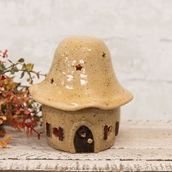 Fairy House Ceramic Luminary