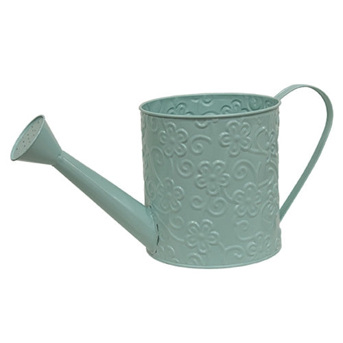 Light Mint Floral Watering Can
