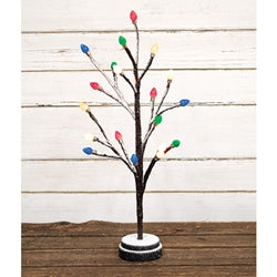 Snowy LED Tree w/20 Lights - 20"H