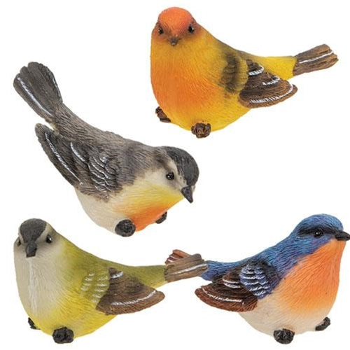 Resin Spring Bird 4 Asstd.