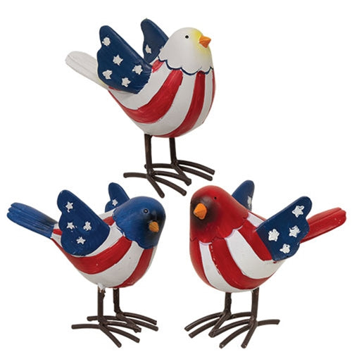 Resin Americana Bird - 3 Asstd.