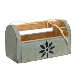 Rustic Wood Deco Daisy Flower Tote - 4 Asstd.