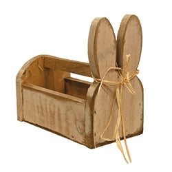 Rustic Wood Bunny Tote - 4 Asstd.